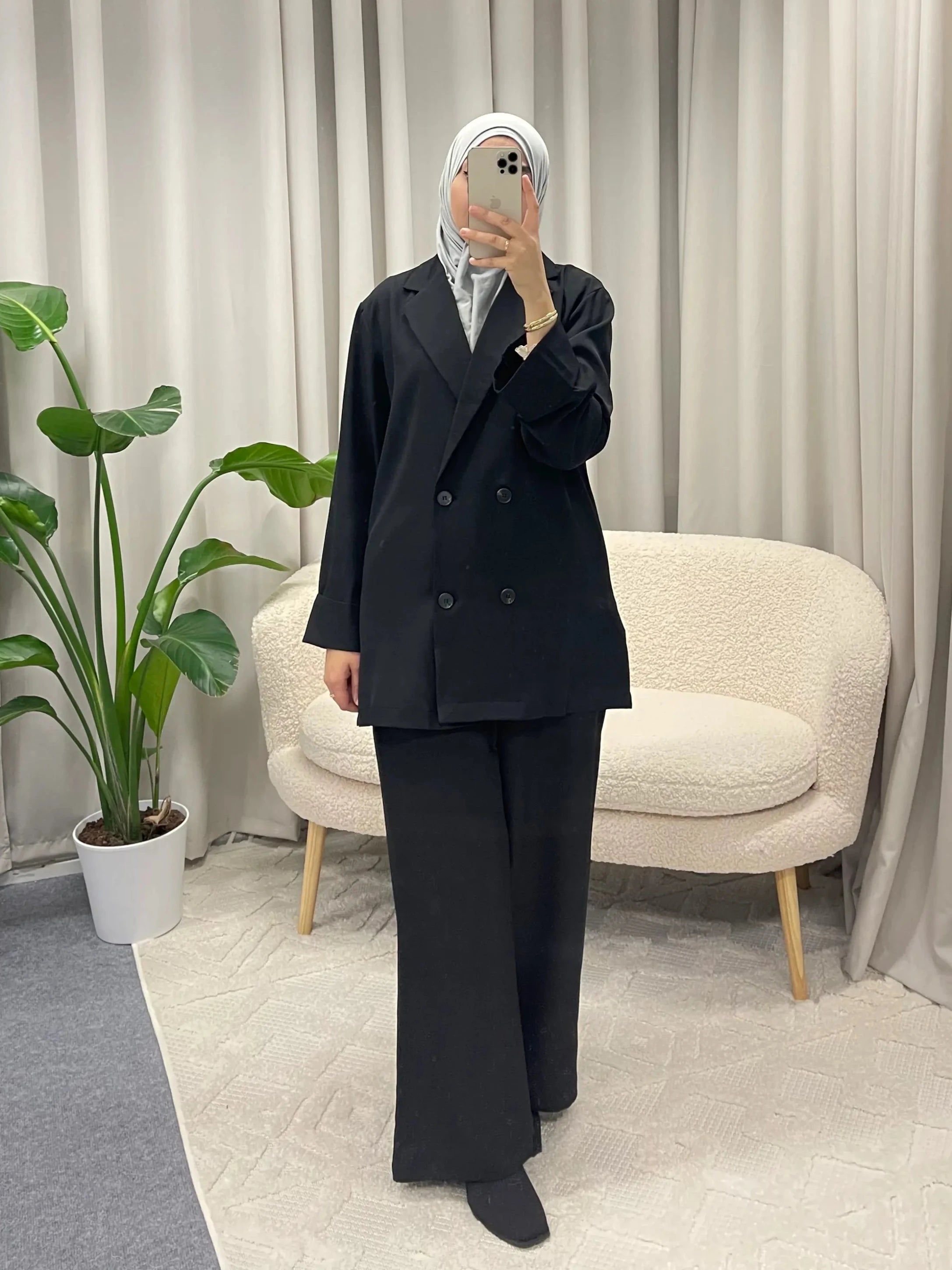 MOUNIA SUIT BLACK