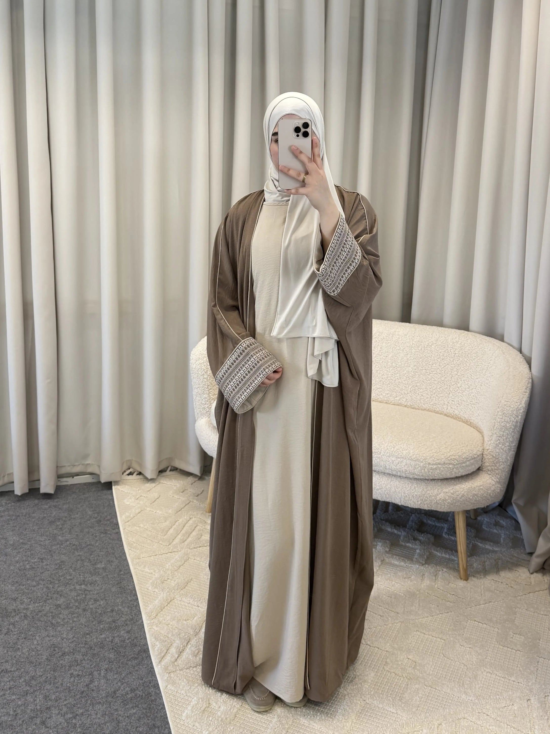 HIDAYA ABAYA BROWN
