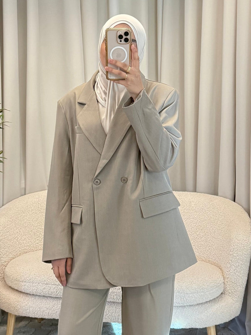 Dalila blazer taupe 