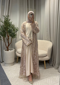 ASMAE ABAYA BEIGE 