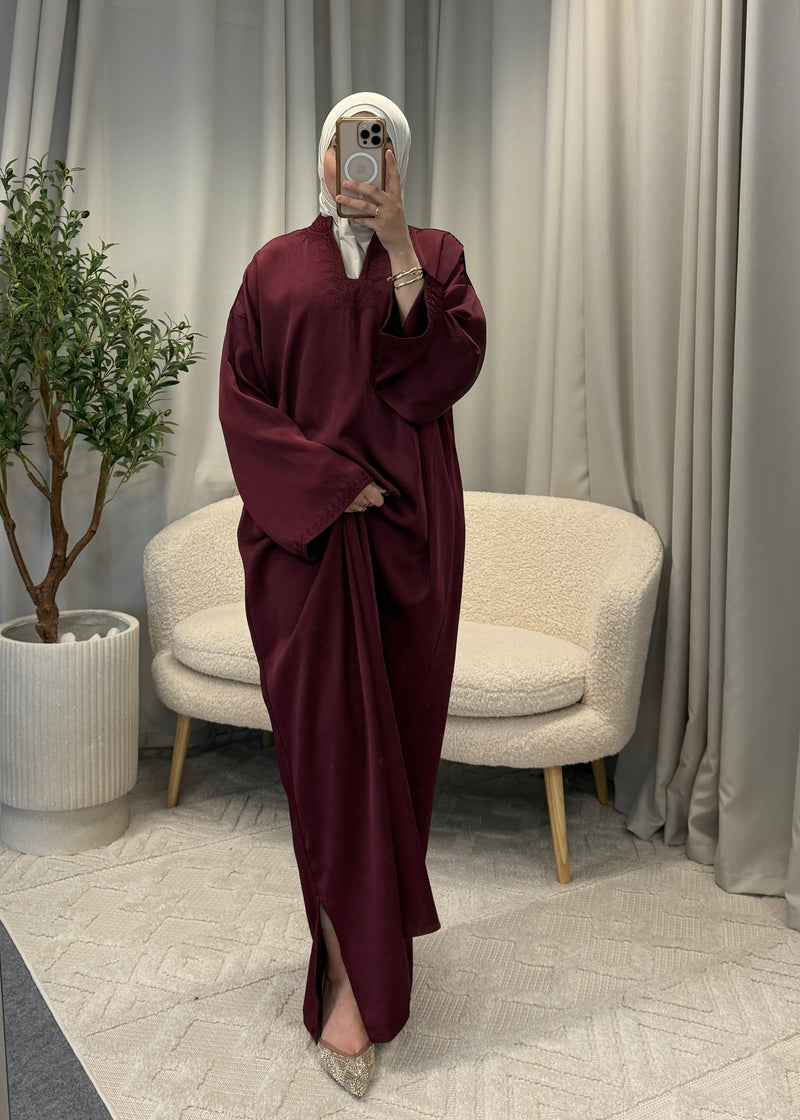 TARZ ABAYA BURGUNDY
