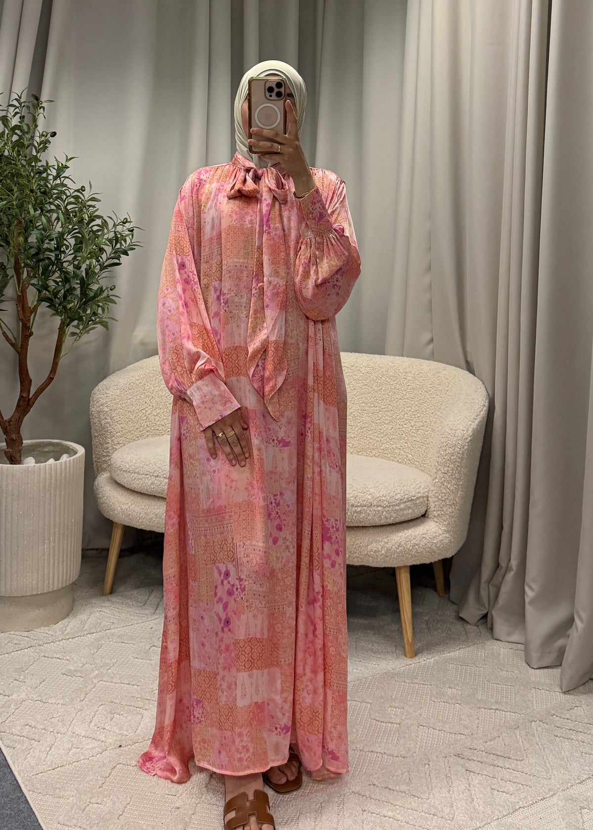 FLOWER DRESS PINK