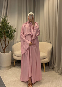 anisa bow set pink