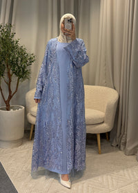 ASMAE ABAYA BLUE