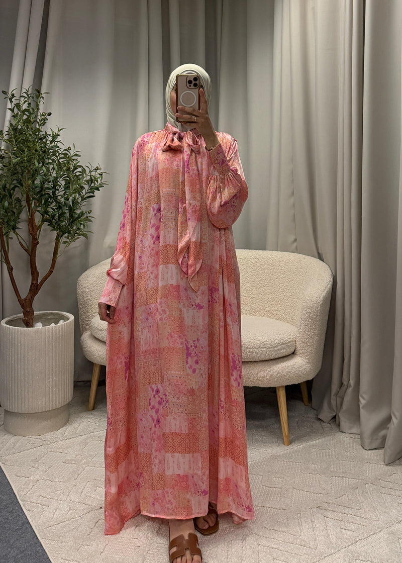 FLOWER DRESS PINK