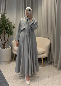 HAFSA SKIRT SET GREY