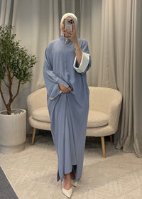 JAMILA ABAYA BLUE
