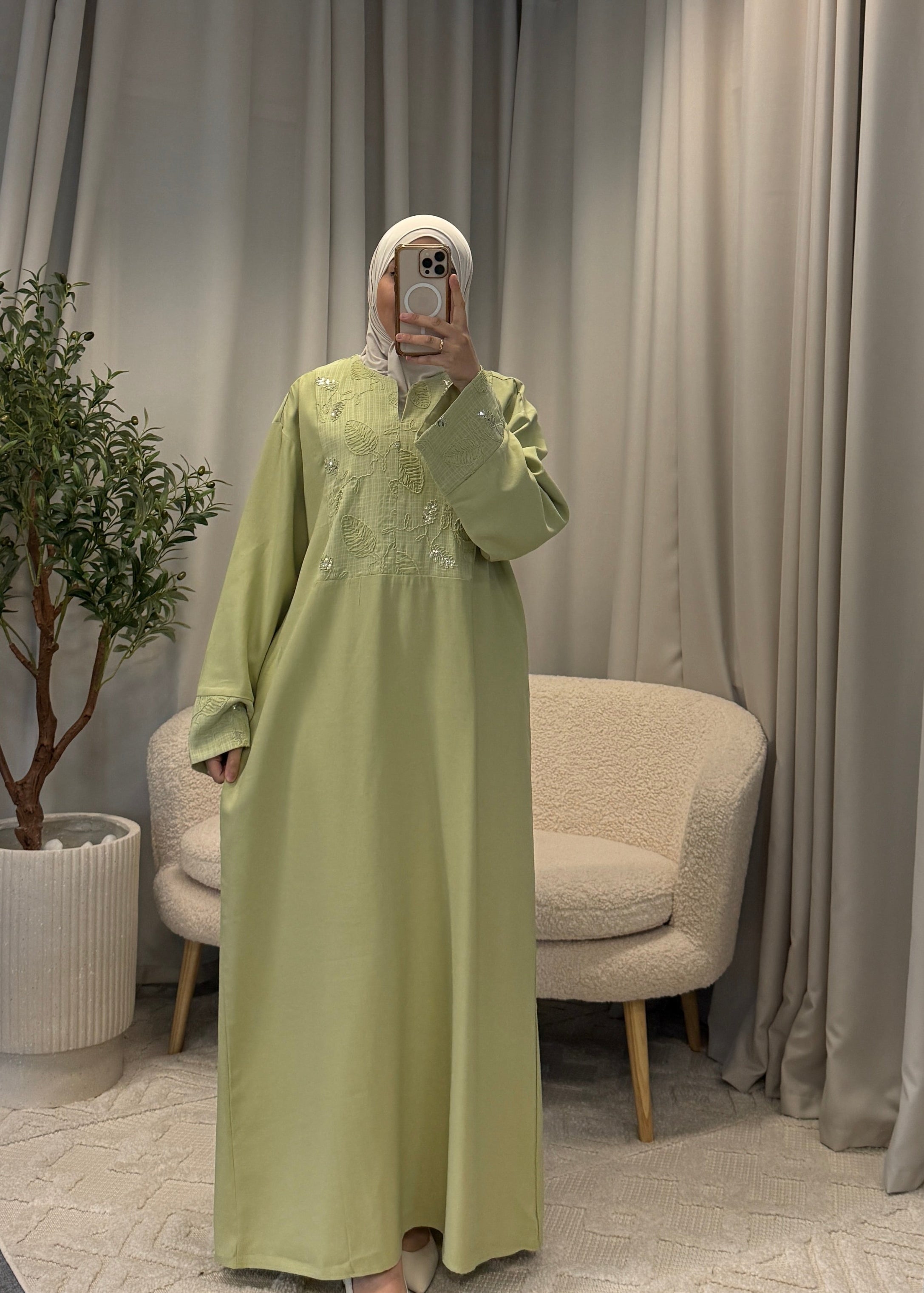 wiam dress green