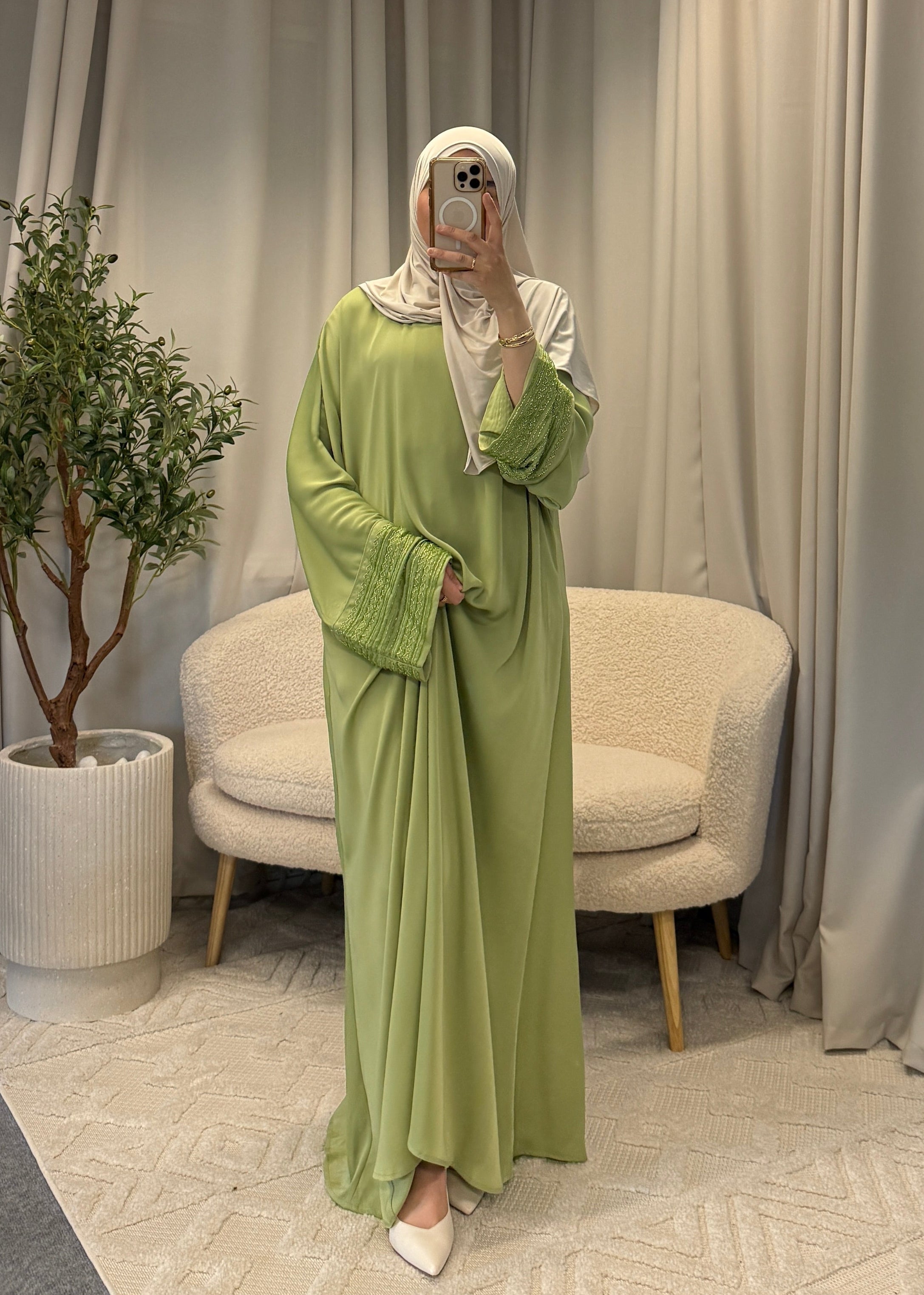 HANAN DRESS GREEN