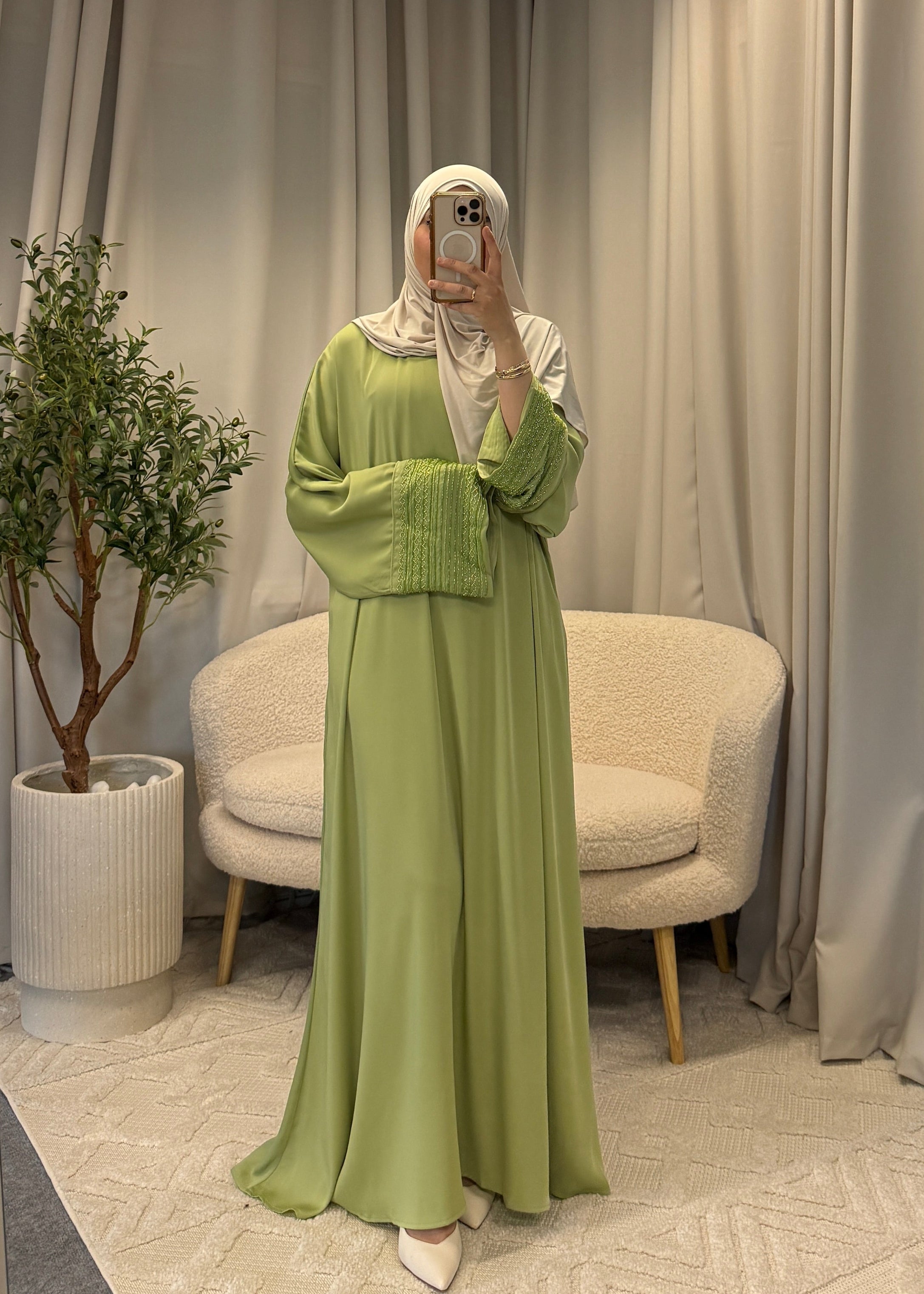 HANAN DRESS GREEN