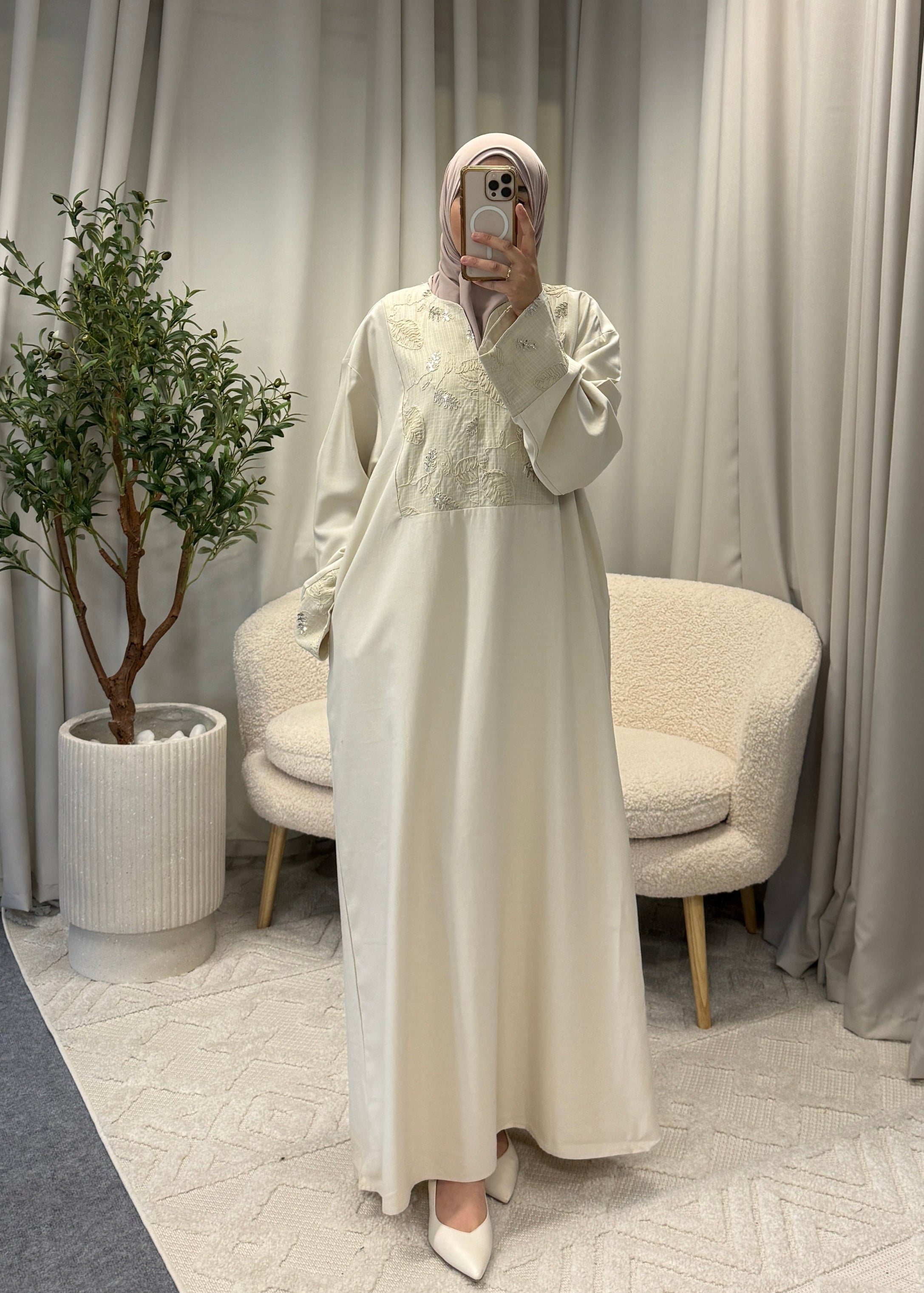 wiam dress cream