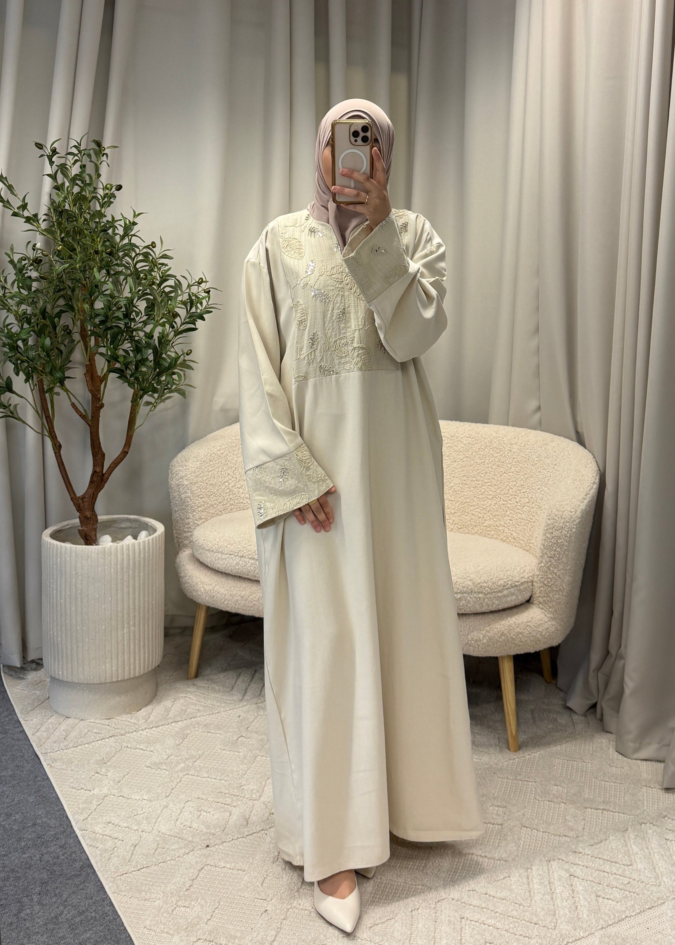 wiam dress cream