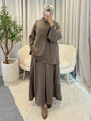 yumna set brown