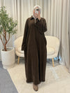 MIRA DRESS BROWN