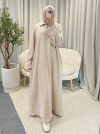 MIRA DRESS BEIGE