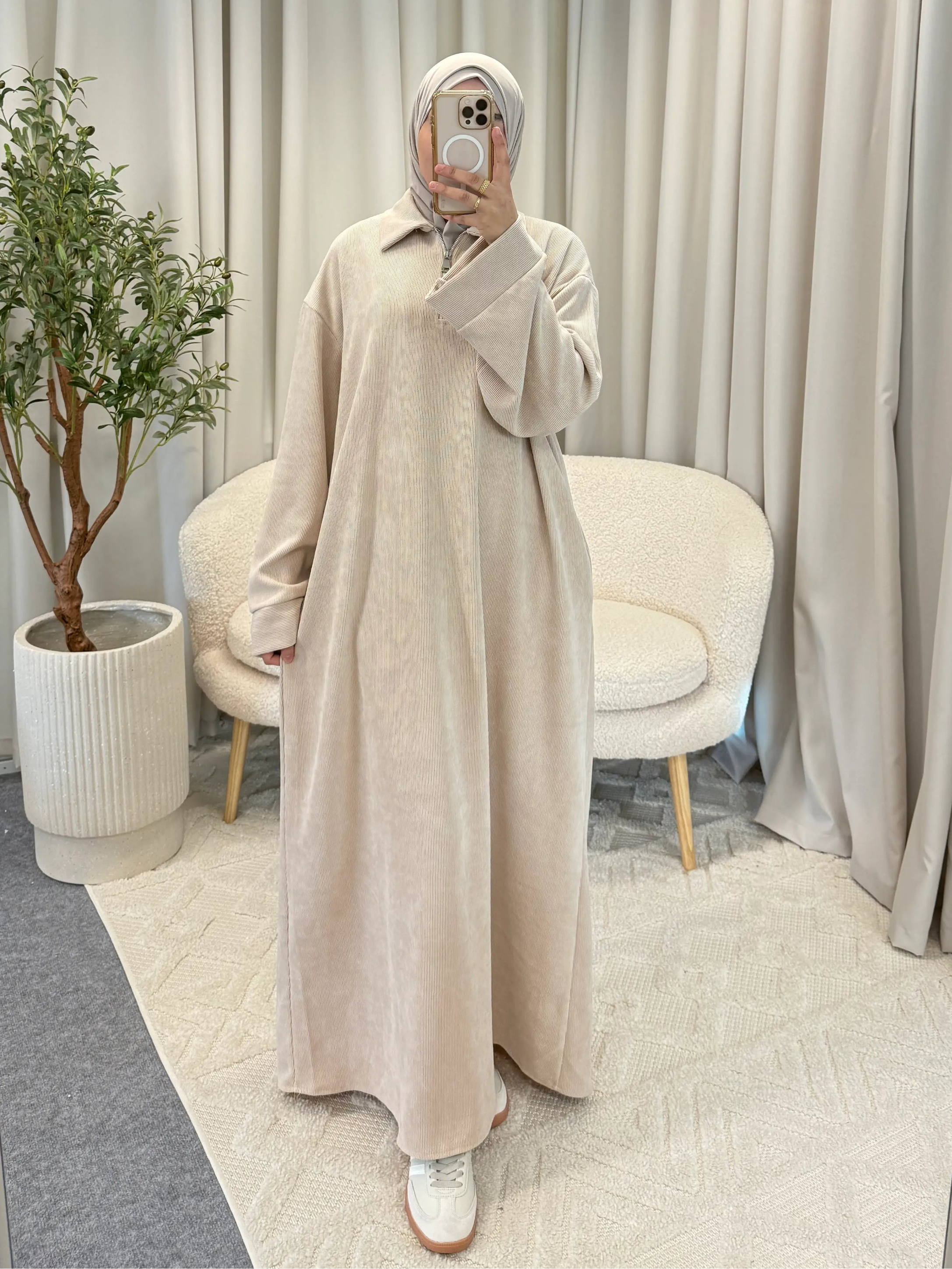 MIRA DRESS BEIGE
