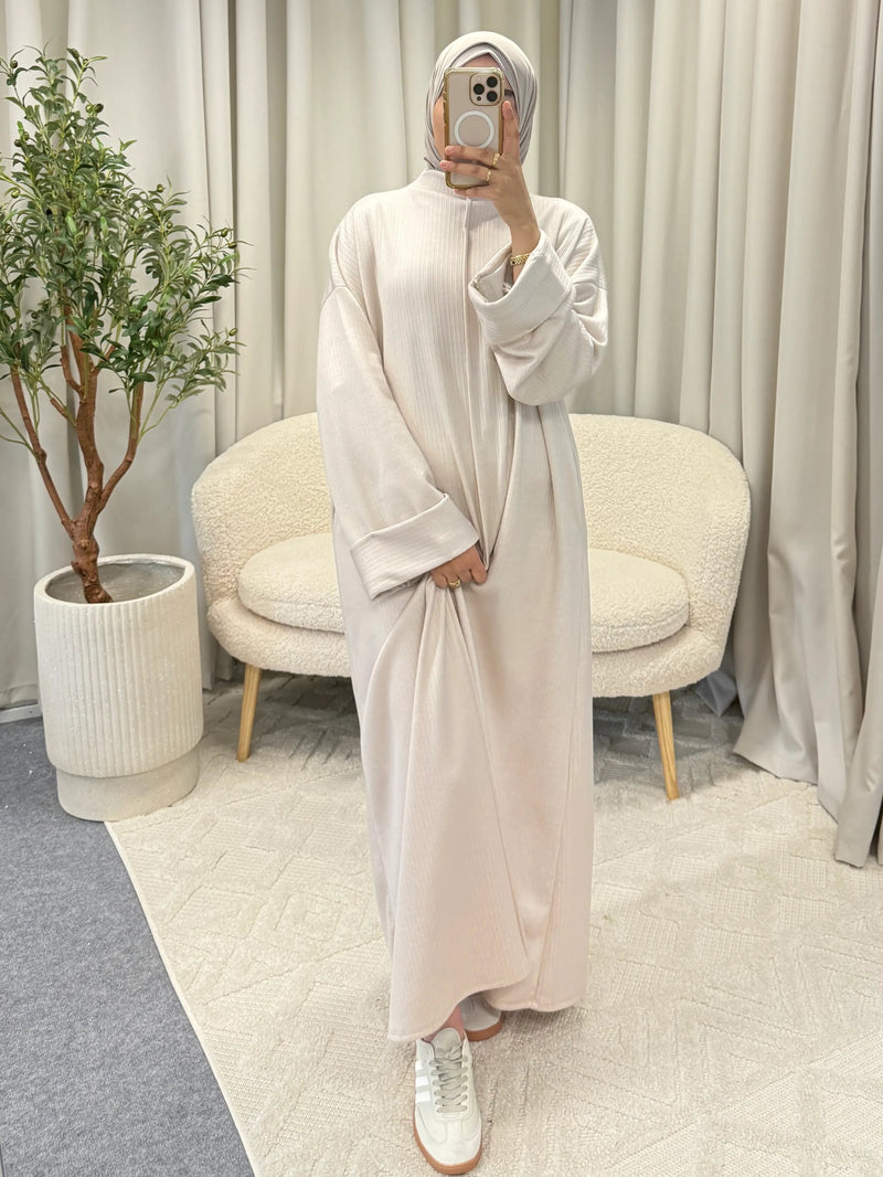 LAMIS RIBBED TURTLENECK CREAM