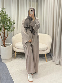 ZOHRA ABAYA TAUPE