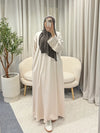 ZOHRA ABAYA CREAM POCKET