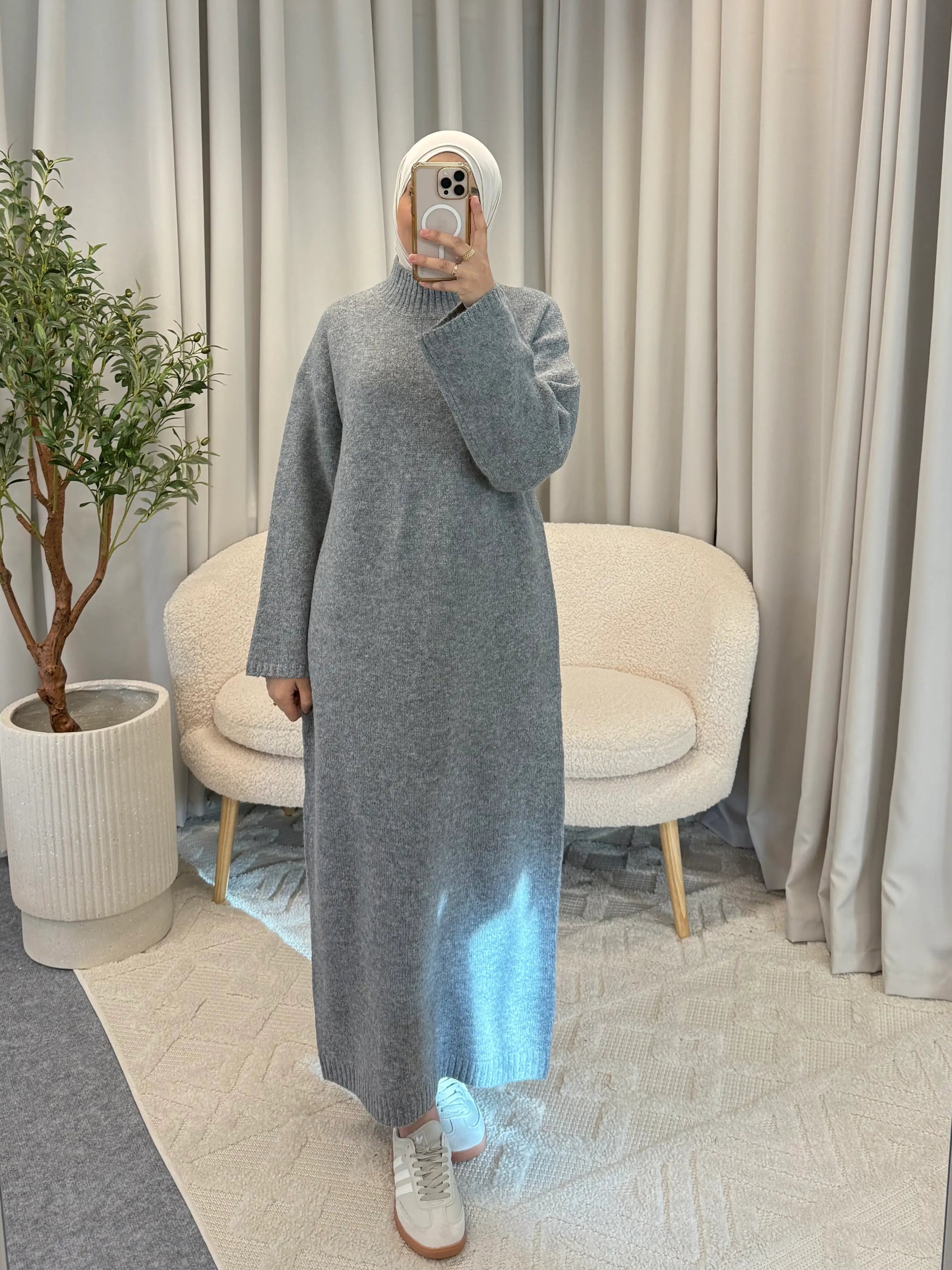 liyana sweaterdress grey