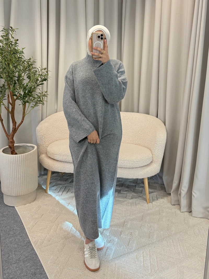 liyana sweaterdress grey