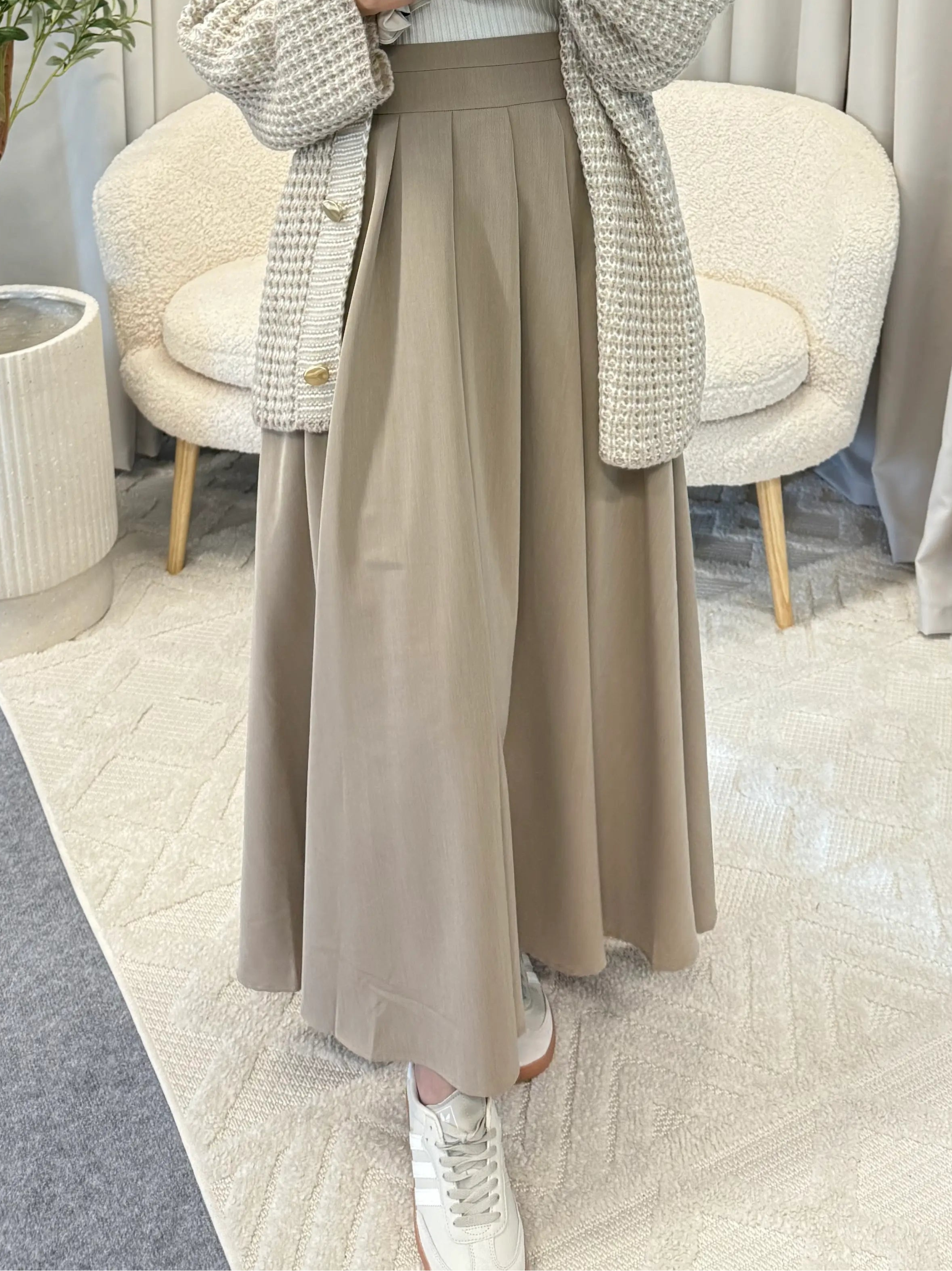 JAYDA SKIRT INGEZOOMD