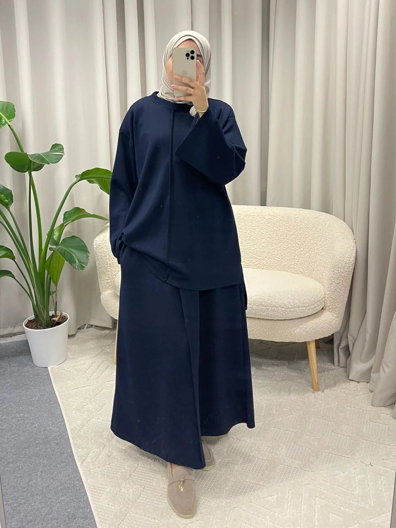 RADIYAH SET DARK BLUE POCKETS