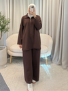 TAHIRA TWINSET BROWN
