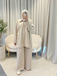 TAHIRA TWINSET CREAM