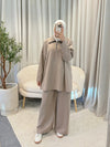 TAHIRA TWINSET TAUPE