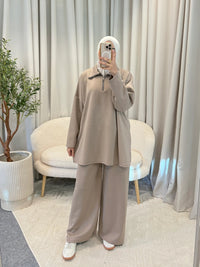 TAHIRA TWINSET TAUPE