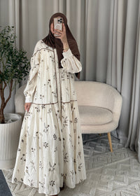 RABIHA DRESS BEIGE