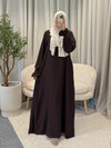 rahma abaya brown