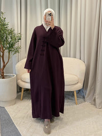OUMNIYAH ABAYA PURPLE