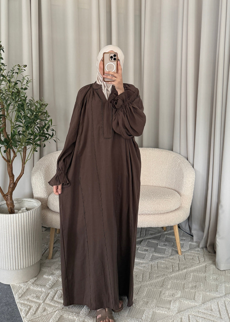 KAOUTAR DRESS COFFEE