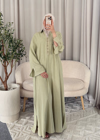 ASSIYAH ABAYA GREEN