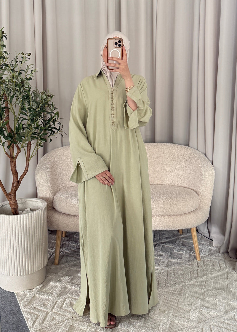 ASSIYAH ABAYA GREEN