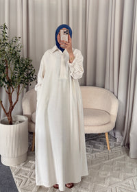 IMANE DRESS WHITE