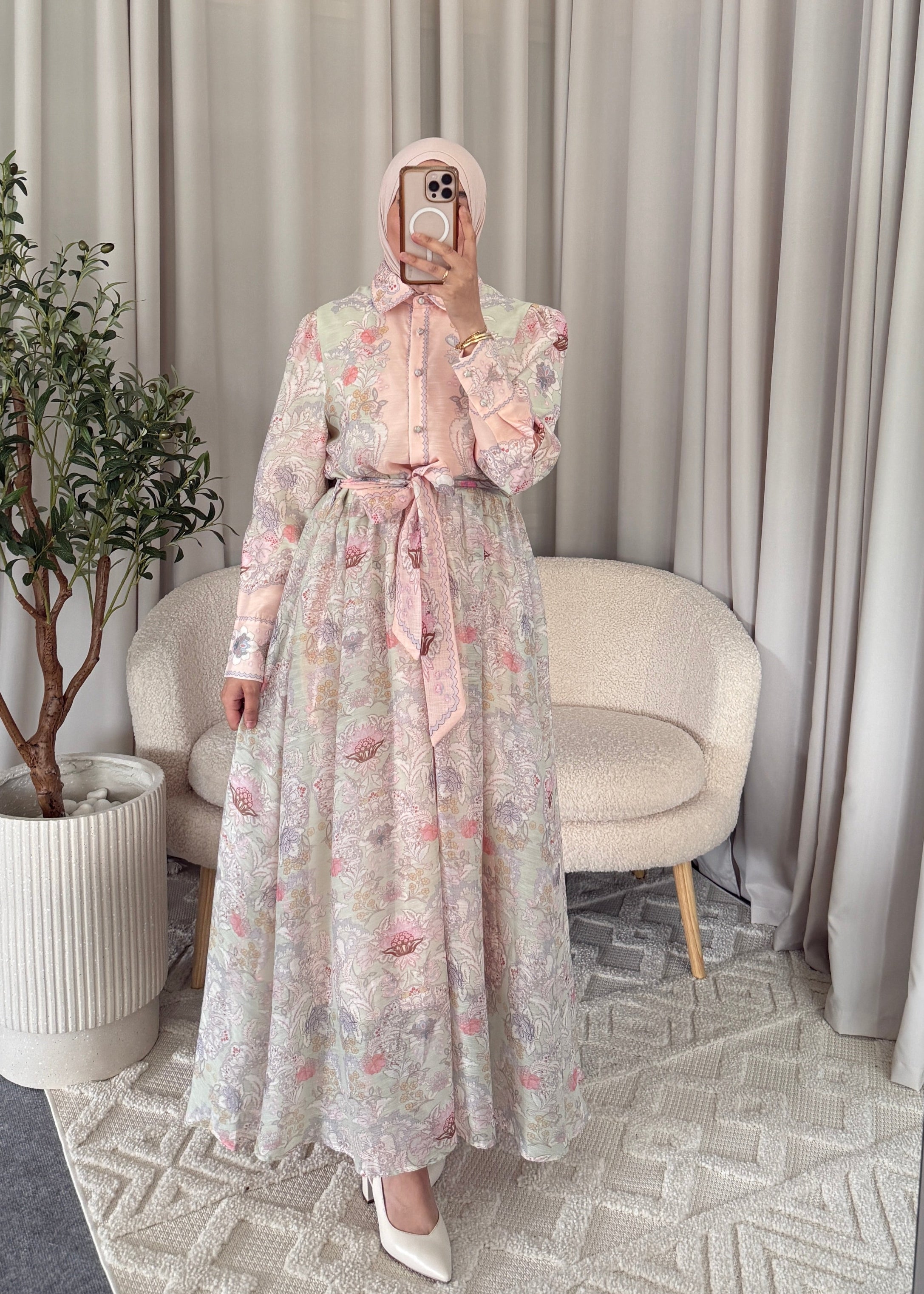 SAFAE DRESS PINK