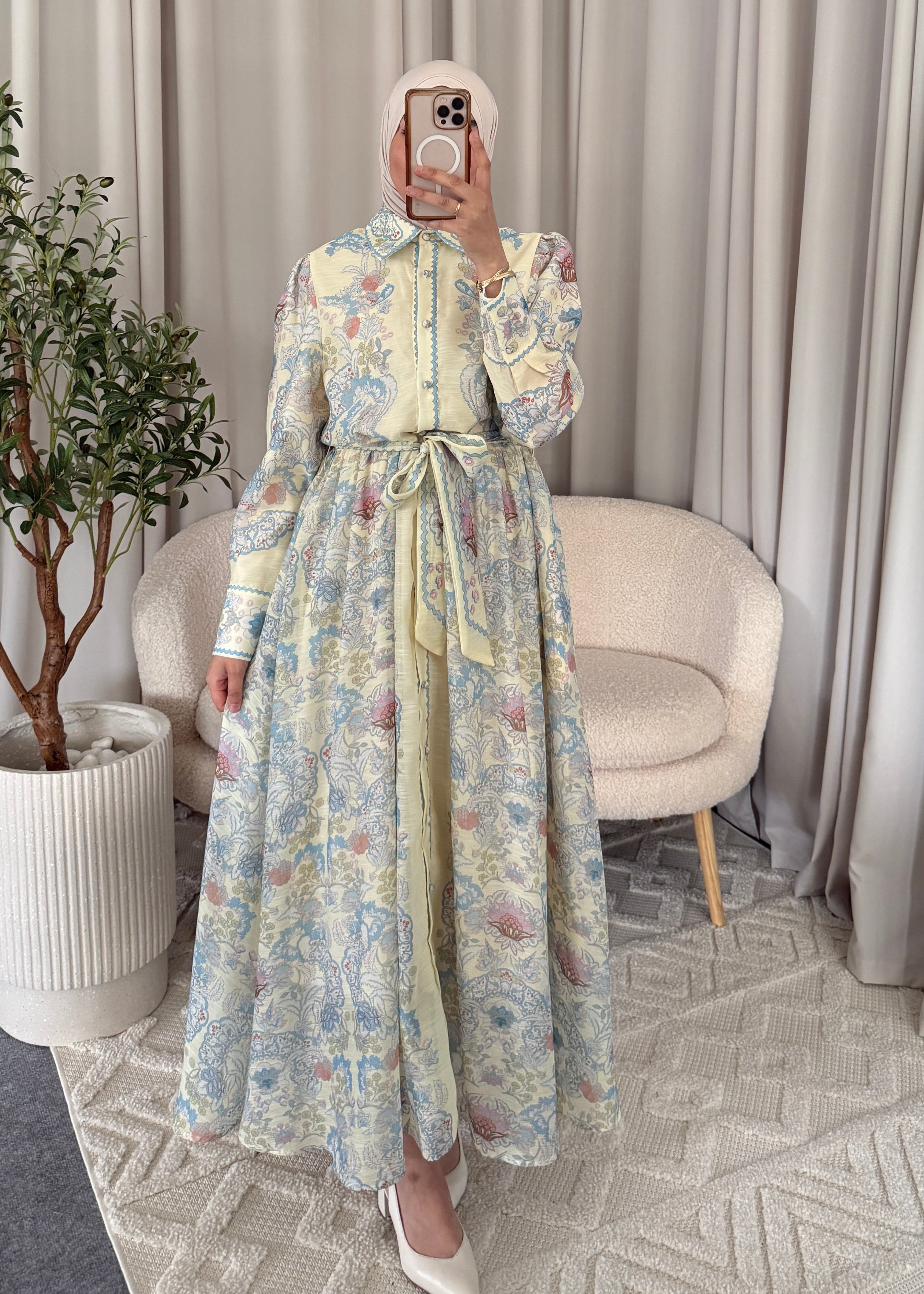 SAFAE DRESS YELLOW