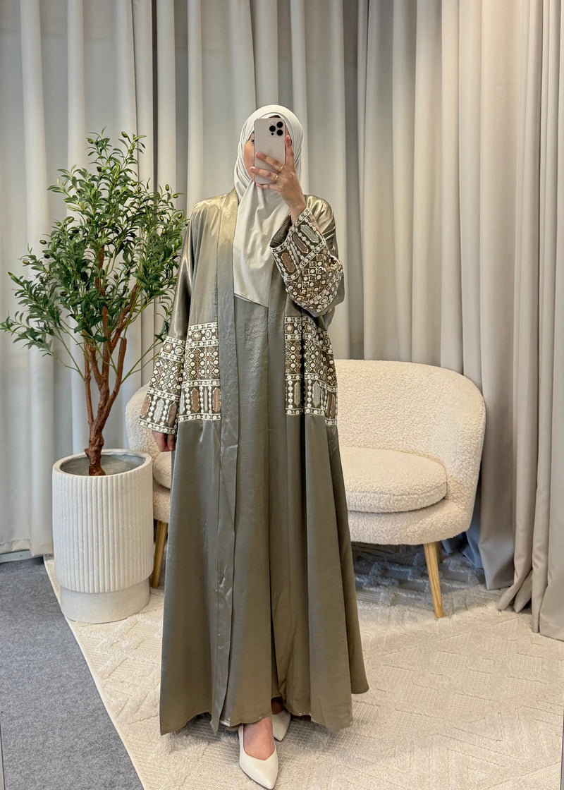 SARAH ABAYA SET OLIVE