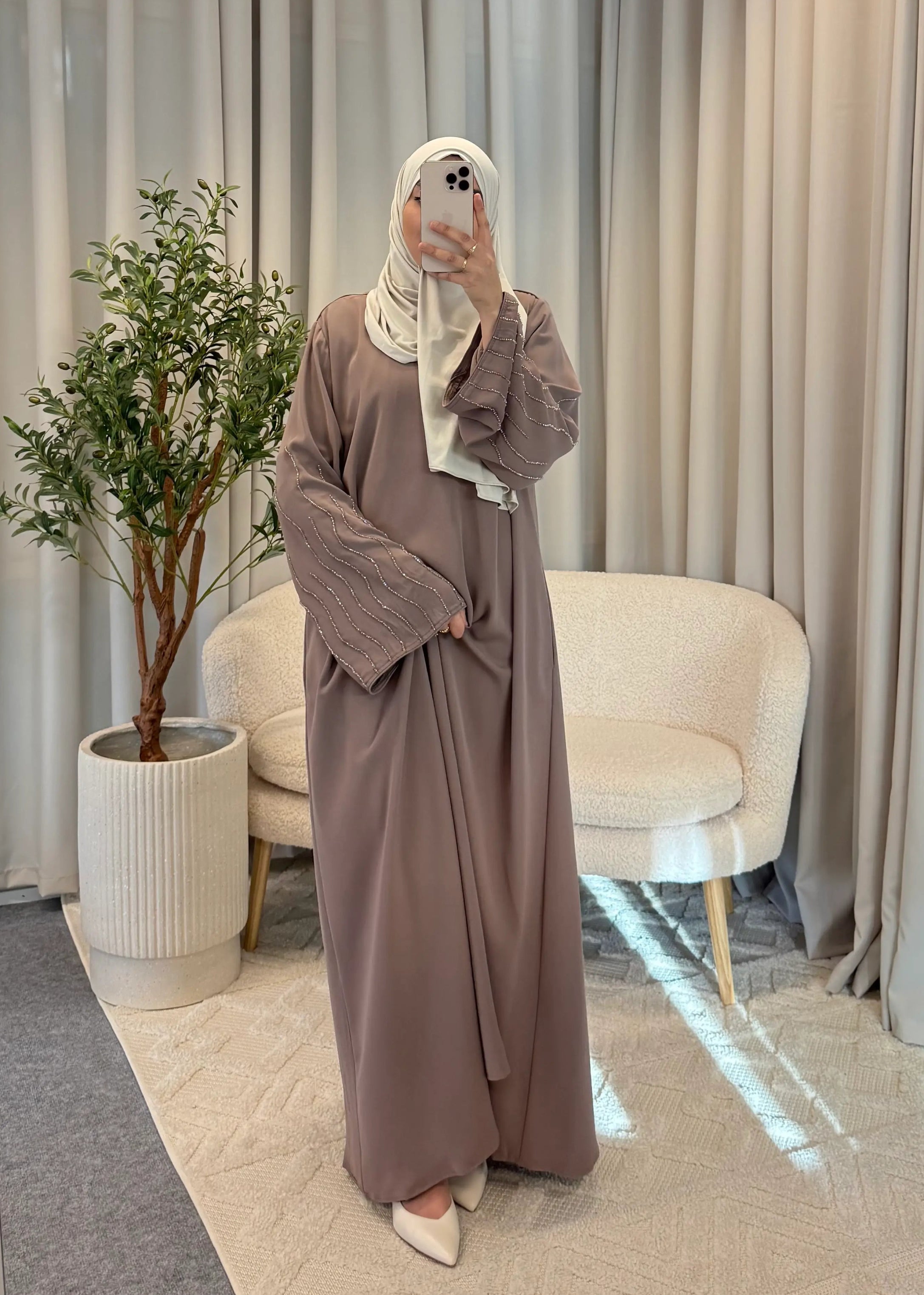 TAYSEER ABAYA BROWN