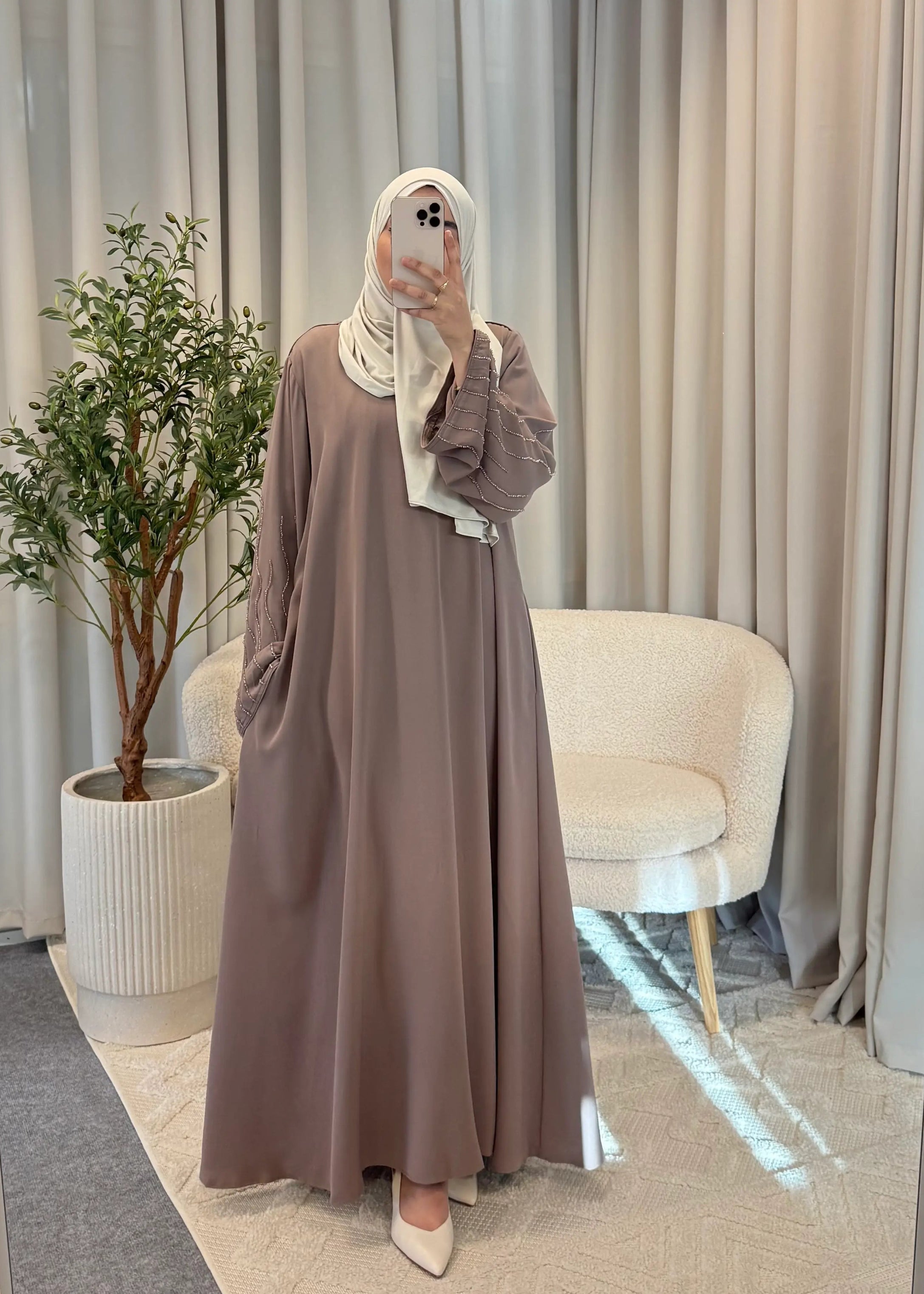 TAYSEER ABAYA BROWN