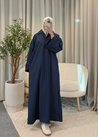 AMIRA LONG BLOUSE NAVY