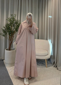 AMIRA LONG BLOUSE PINK POCKETS