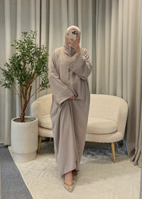 LAYALI ABAYA BEIGE CLASSIC