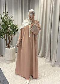 INAYAH SFIFFA ABAYA ALMOST APRICOT