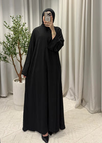 NADIA GLOW ABAYA BLACK