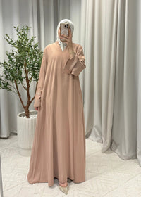 NADIA GLOW ABAYA ROSE