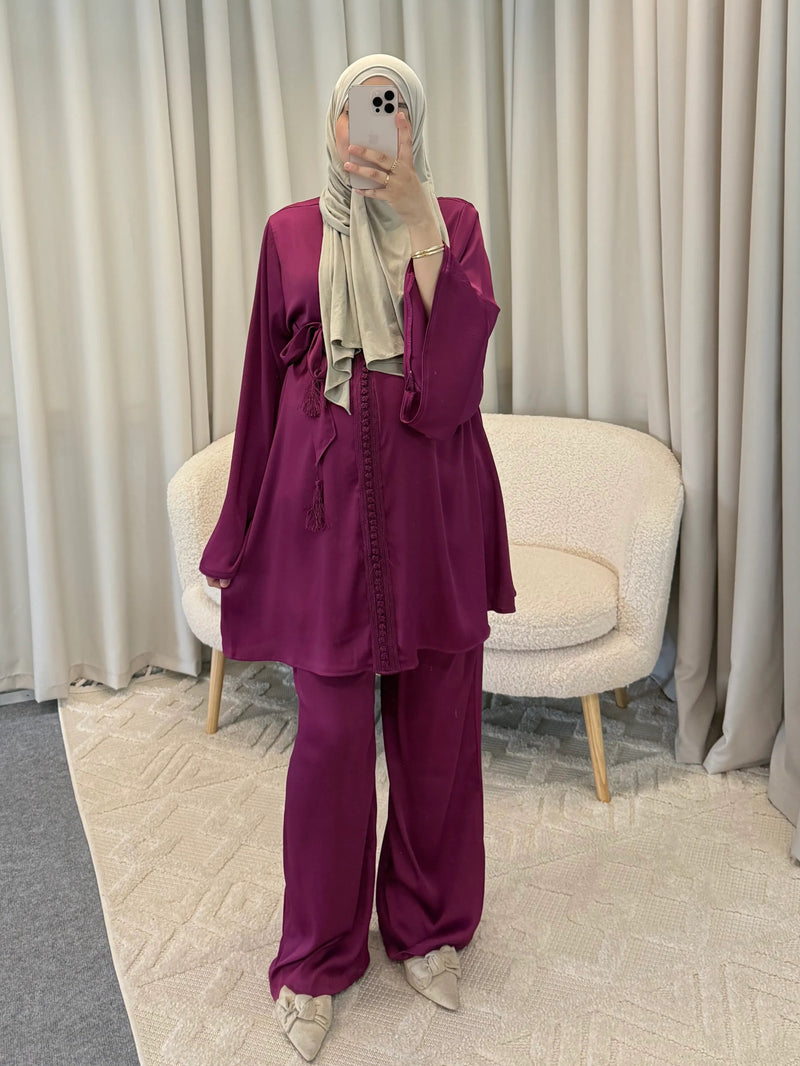 RANIA TWINSET MAGENTA